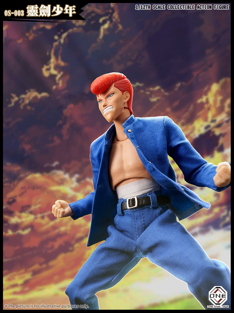 OS003: OneShot 1/12scale YuYu Hakusho Kuwabara Kazuma Action