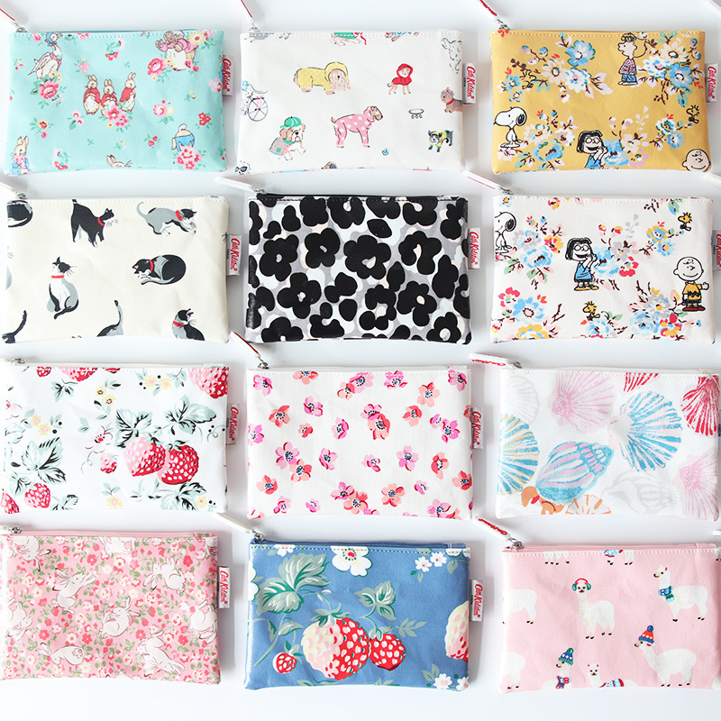 Cath Kidston Coin Purse Clutch Bag Cosmetic Bag Casual Export to the Uk Waterproof Oilcloth Printed British Style Cath Kidston Coin Purse Clutch Bag Cosmetic Bag Casual Export to the Uk Waterproof Oilcloth Printed British Style