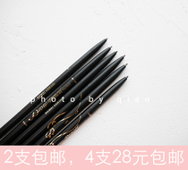 Invincible and easy to use Chinese cabbage excellent Kachic color double head extremely thin rotating eyebrow pencil Novice super friendly