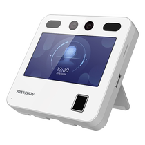 Hikvision face fingerprint access control all-in-one machine face brush attendance access control facial recognition company punch card machine
