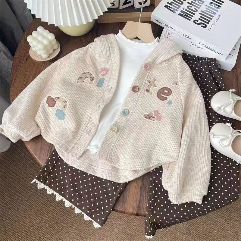 New Children's 2025 Jacket, Casual and Comfortable Hoodie for Baby Girls, Spring and Autumn Sports Hoodie Cardigan Top, Trendy 5 New Children's 2025 Jacket, Casual and Comfortable Hoodie for Baby Girls, Spring and Autumn Sports Hoodie Cardigan Top, Trendy 5