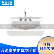 Roca Roca bathroom Deco 3274C0000 three-hole table washbasin imported glaze