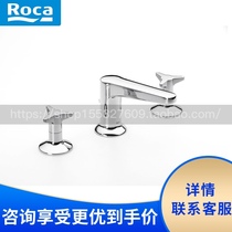 Roca Lejia bathroom beta 5A4444C00 double single hole basin faucet with rotatable water