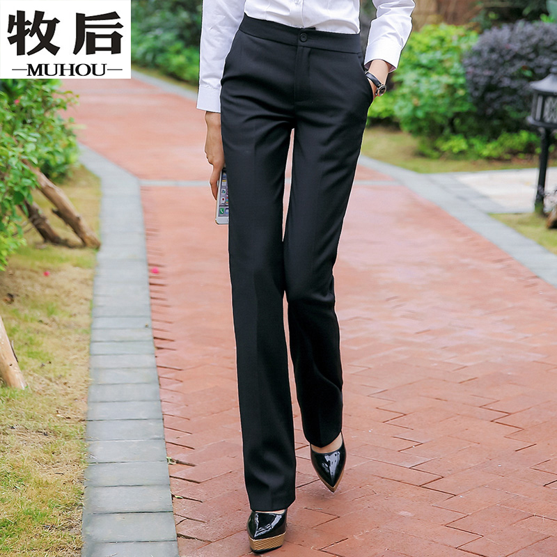 Work clothes Western dress pants women long pants new large sizes Pants Fashion Pants Fashion Casual Black Western Dress Pants Tooling Women's Clothing