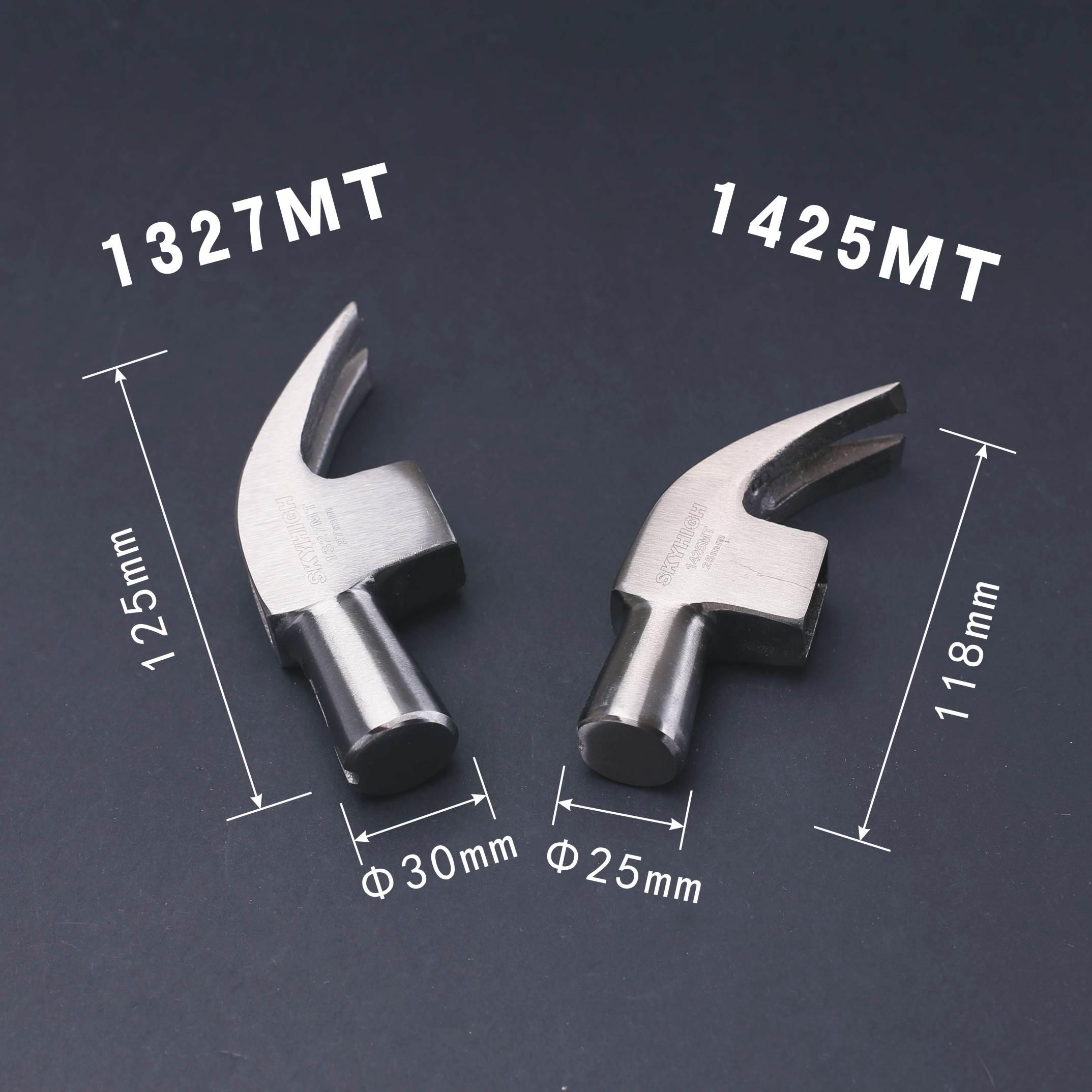 Aussie New Tools High Carbon Steel Woodworking with Magnetic Hammer Head Horn Hammer Head American Pull Nail Hammer Head.