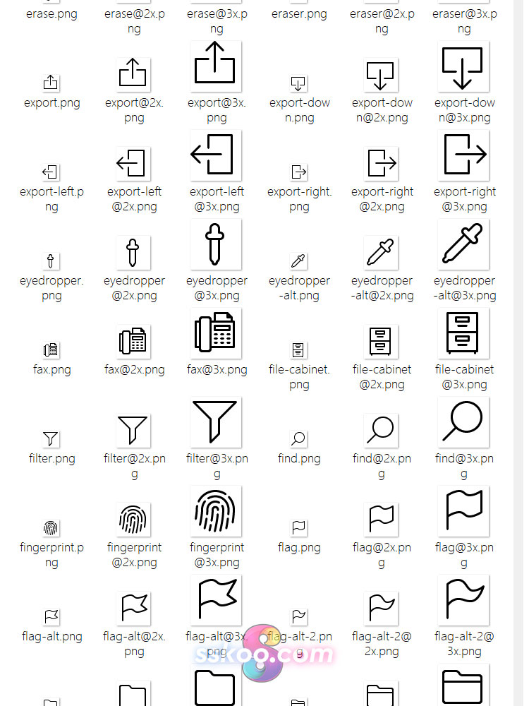 工具设置软件线形APP界面UI图标ICON作品AI矢量SVG设计Sketch素材插图5
