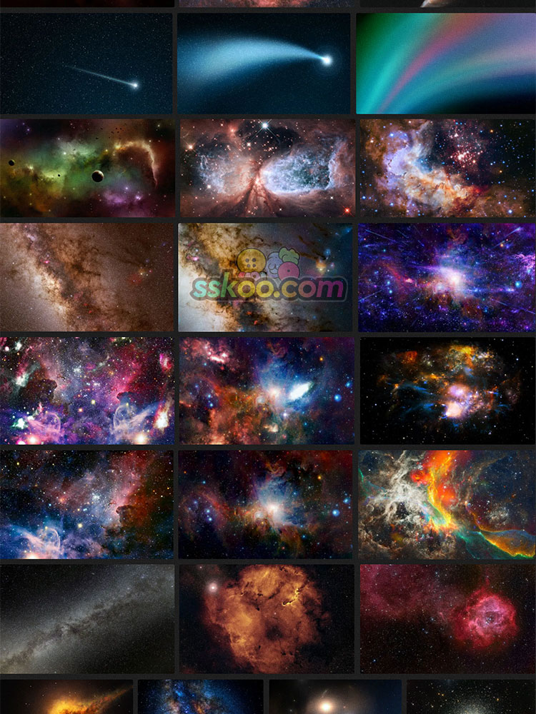 银河宇宙星空夜空星云粒子大数据可视化科幻背景高清摄影图片素材插图9