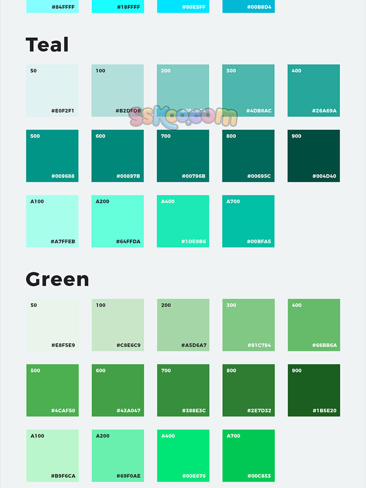 UI APP常用色卡渐变配色背景创意Sketch矢量XD源文件设计模板素材插图25