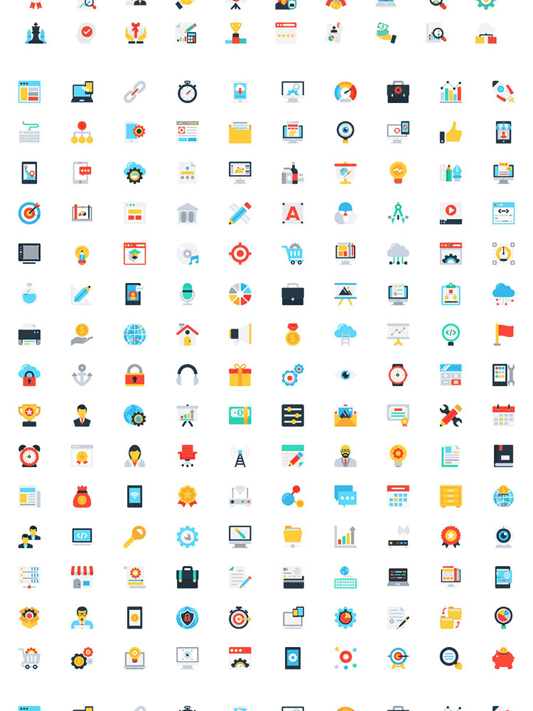 电商营销社交教育互联网物流金融运动APP UI ICON图标AI设计素材插图11