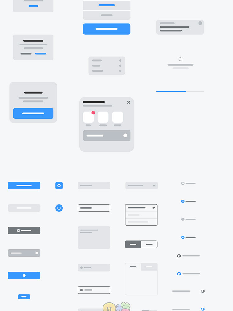 简约APP应用线框套件低保真交互原型UI组件xd界面设计素材sketch插图4