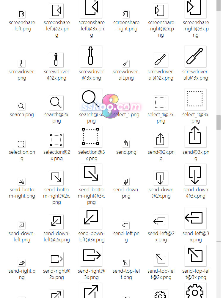 工具设置软件线形APP界面UI图标ICON作品AI矢量SVG设计Sketch素材插图15