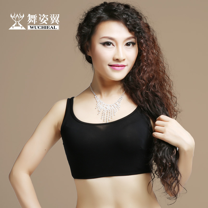 Dance Gesture Wing Belly Dance Dress New Harness Vest Single Modale Cotton U Collar Semi Cut Short Vest BX005