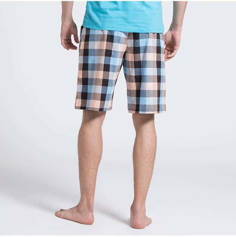 Hàng loạt thời trang mới và thoải mái tại nhà quần nam nam và nữ quần ngủ cotton mỏng mùa xuân và mùa hè thường mặc quần thể thao rộng kích thước lớn quần sịp