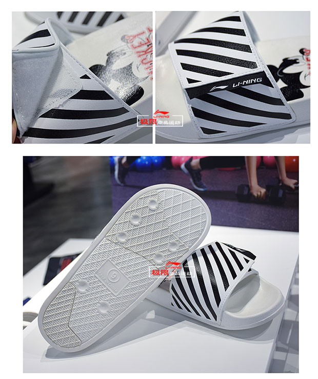 Dép thể thao nam Li Ning 2019 hè mới xu hướng giản dị giày đi biển hoang dã Dép và dép nam AGAP001 - Giày thể thao / sandles giày quai hậu nữ