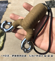 A leopard cold bending slingshot traditional stainless steel grab the soul of war divided into left and right hands Titanium alloy hand bow custom small S