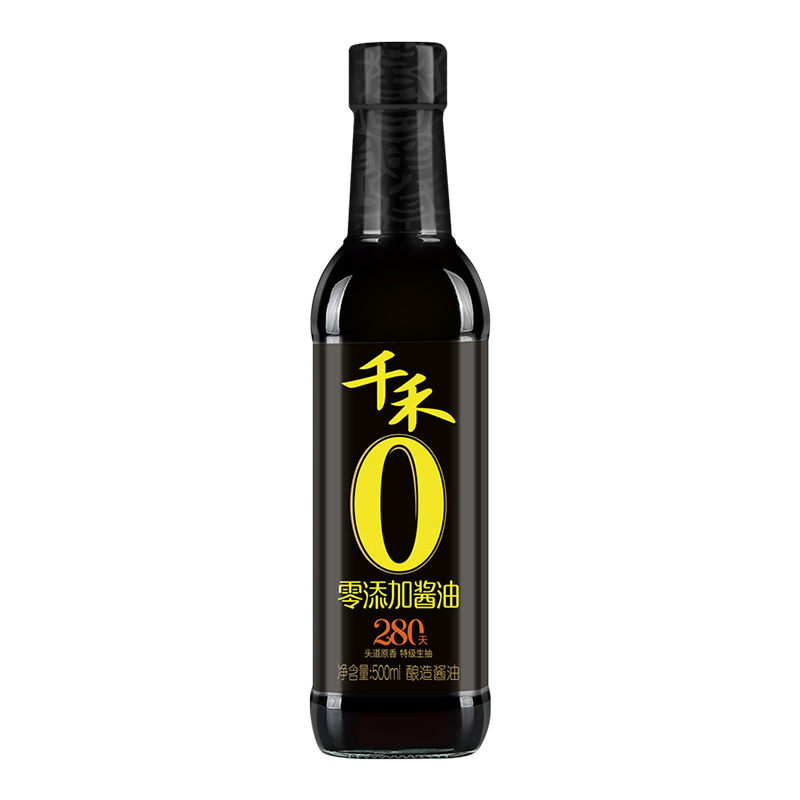 (one thousand and zero added soy sauce) Head Doug original incense 280 days 500ml Special grade raw pumping and stir-fry to brew soy sauce