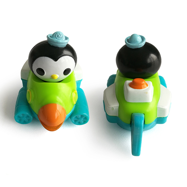 Mattel tàu ngầm cột nhỏ tàu nhỏ da bác sĩ miệng miệng cá tàu ngầm búp bê đẩy trẻ em chơi nhà bộ đồ chơi rút gỗ