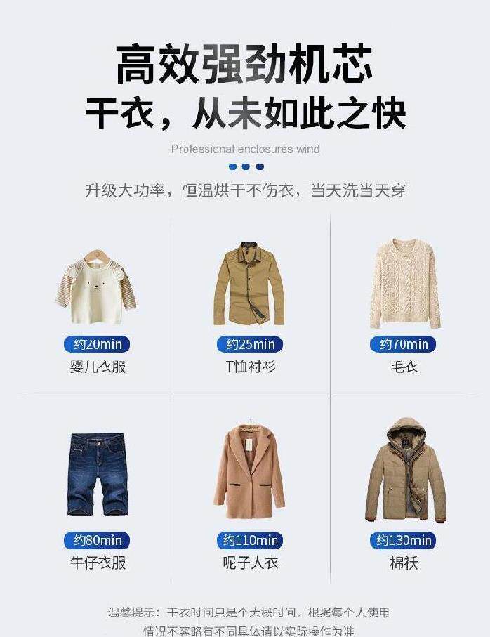 Сушилка для одежды 速干衣宿舍烘干衣柜可折叠静音冬季暖风阴天免安装柜式烘衣机寝室 OTHER