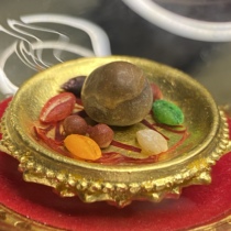 Gold steel hammer single piece for stupa Gawu (size 9-12mm)