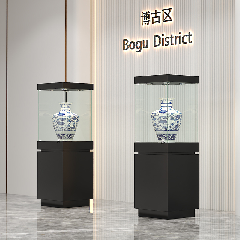 High-End Museum Artifact Display Cabinets, Antique Jadeware, Ceramic and Glass Display Cabinets, Jewelry and Jadeware Product Exhibition Counters