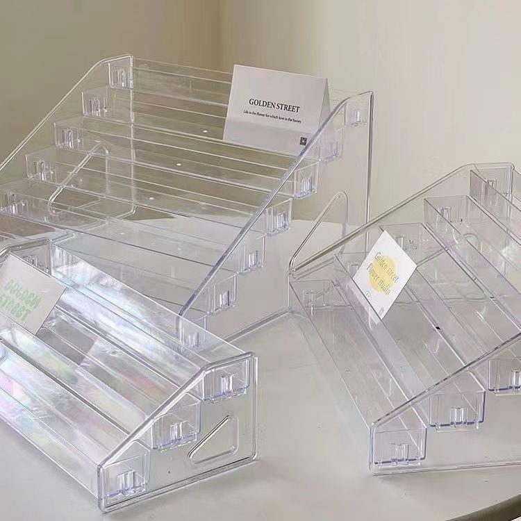 Acrylic Display Stand for Storing and Showcasing Badges, Ornaments, and Cards Related to Grain Consumption