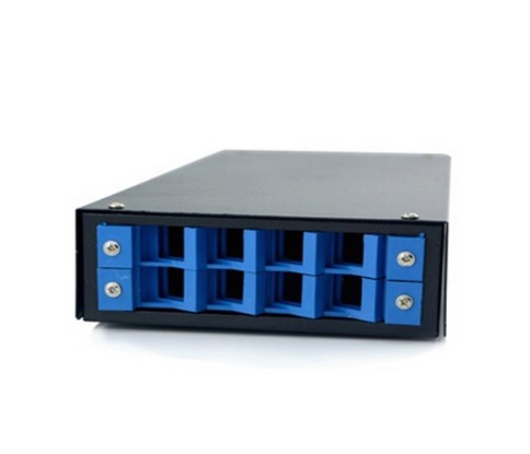 Thickened 8-port fiber optic box Eight-port universal ST SC FC fiber optic terminal box 8-hole fusion fiber box universal port