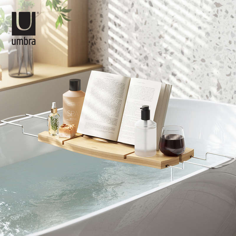 Umbra Adula Bathtub Rack Tablet Laptop Rack Non-Slip Wine Rack Bathroom Bathtub Storage Corner Rack Umbra Adula Bathtub Rack Tablet Laptop Rack Non-Slip Wine Rack Bathroom Bathtub Storage Corner Rack