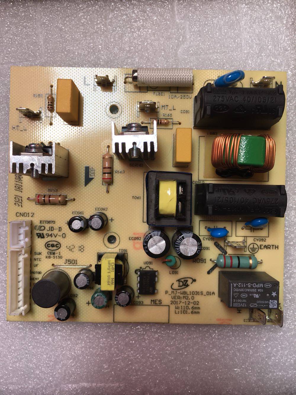 Beautiful wall-breaking machine MJ-WBL1031S-01A power board motherboard