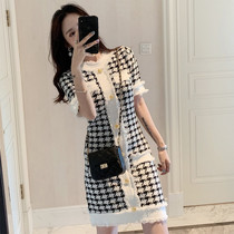 Anorexic wind egg law style over knee waist display slim temperament sweetness and light ripeny wind and dress supersenswoman Senson summer