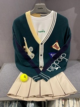 South Korea｜Diadonna Tennis Series Knitted Cardigan｜Discounted Style