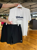 Korea Direct Mail｜Wilson Tennis Series Unisex Quick-drying Round Neck T-shirt for Men and Women｜24 New Style