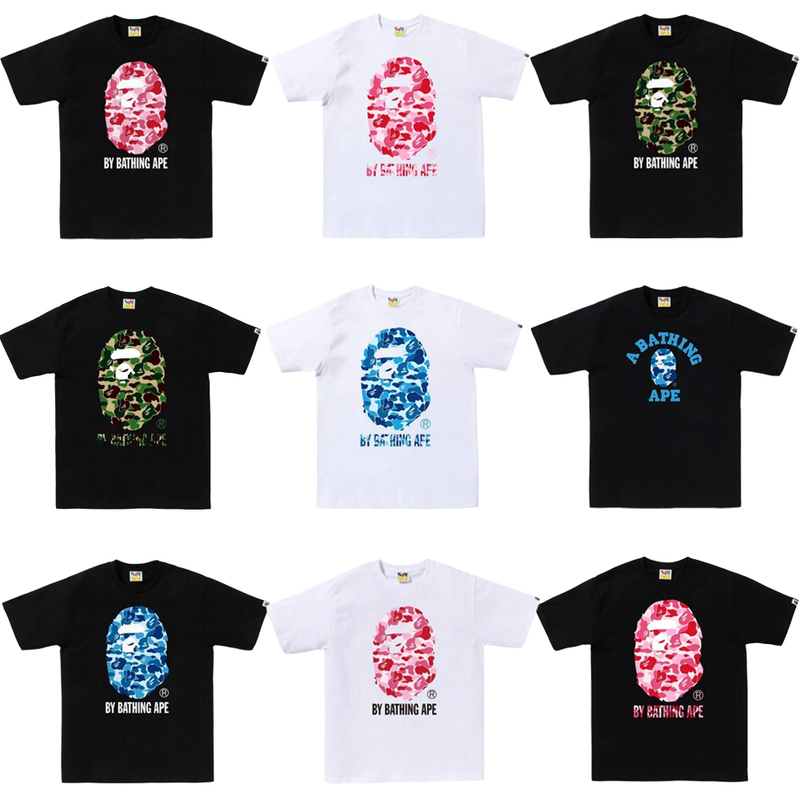 Alien Companion Bape New 2026 Unisex Camouflage Ape Head Milo Print Round Neck Short-Sleeved T-Shirt Alien Companion Bape New 2026 Unisex Camouflage Ape Head Milo Print Round Neck Short-Sleeved T-Shirt