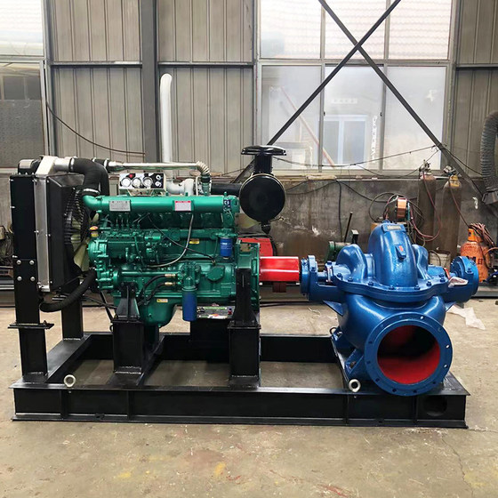 Ole diesel pump truck reservoir irrigation ground water suction machine flood prevention pump protection equipment