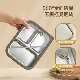 Japan's New 304L Stainless Steel Lunch Box for Office Workers, Microwaveable Lunch Box, Bento Box, Sealed Compartmentalized Food Container, Heatable