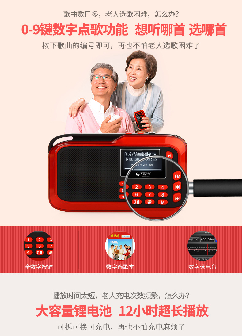 ipod nghe nhạc Không thấy loa thẻ di động mini stereo mini máy nghe nhạc radio cũ - Máy nghe nhạc mp3 máy nghe nhạc bluetooth harman kardon
