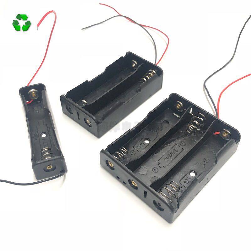 18650 battery box 18650 lithium battery slot with protective plate suitable for 1 section 2 section 3 section 4 section specifications optional