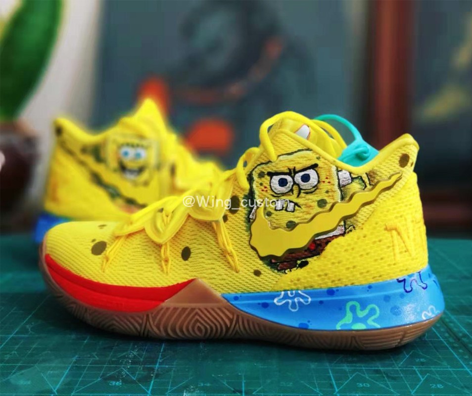 custom painted basketball shoes
