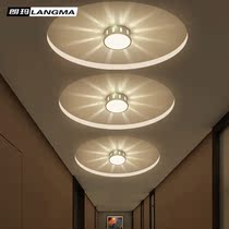 Corridor aisle light led ceiling light Entrance hall entrance light Simple personality ceiling shape spot light Bulls eye light