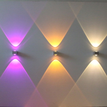 Outdoor wall lamp brightingoutdoor waterproof creativity colored led aisle balcony hotel bedside wall lamps