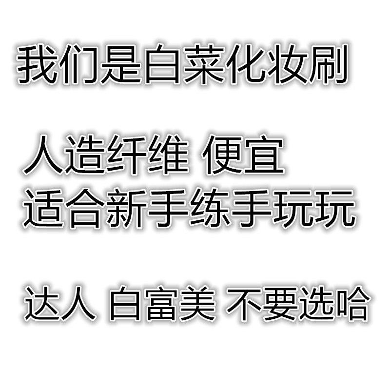 Order Cabbage Makeup Brush Eye Shadow Fainting Brush Blush Loose Powder Brush Beveled With High Light Repair Brushed Lip Brushed Pink Bottom Brush