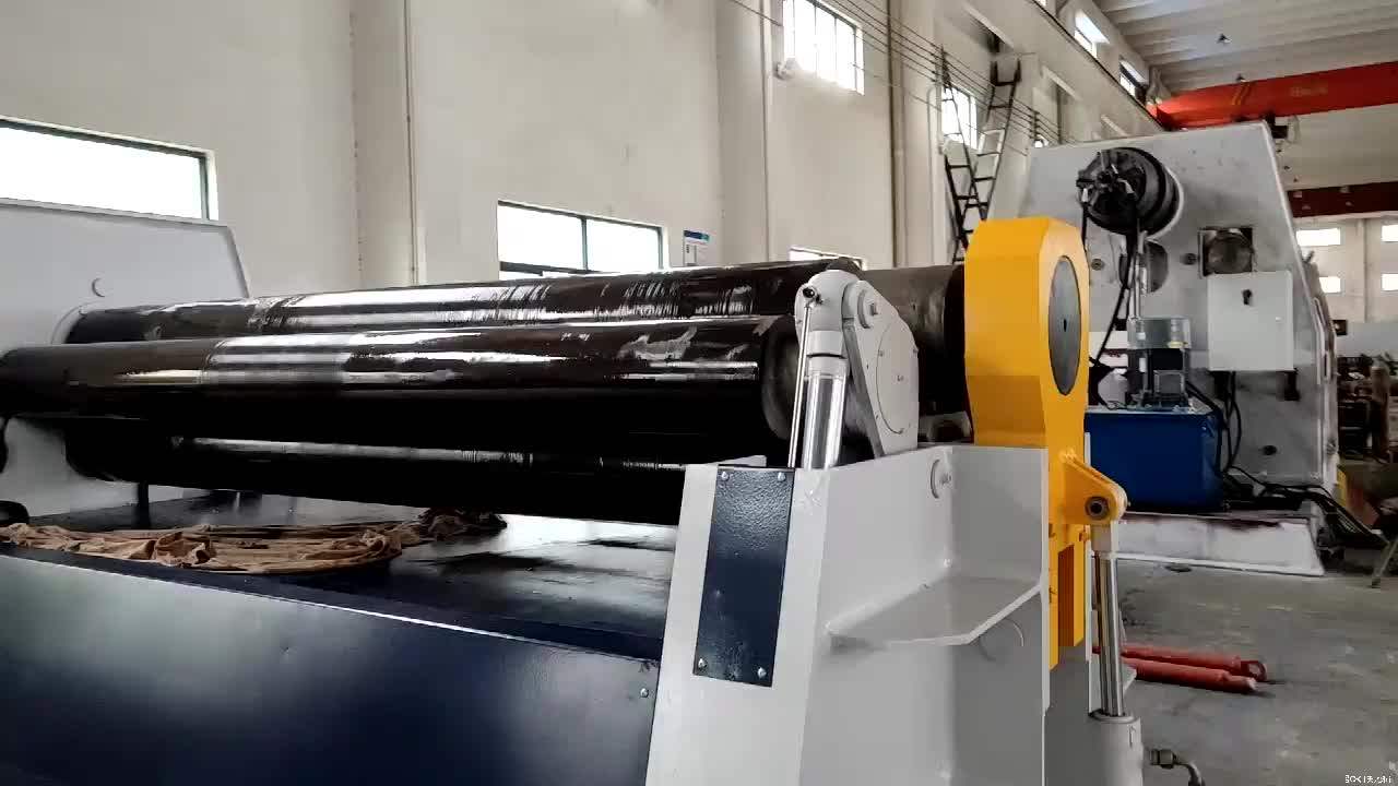 W12 Series Cnc 4 Roller Types Of Rolling Machine In Metal Plate Rolling