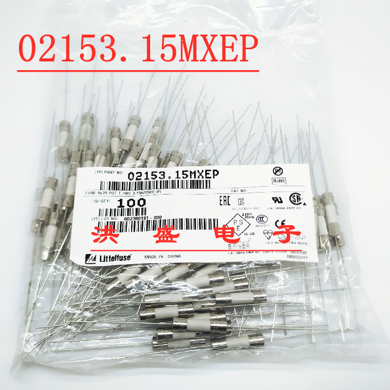 02153 15MXEP US Force 5 * 20 time-lapse ceramic fuse tube T3 15AH250VP with pin