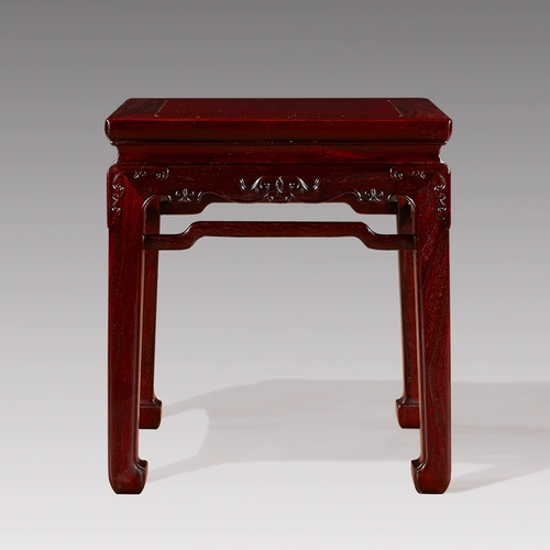 聚航 Мебель в китайском стиле, чистый замбийский кровяной сандал, большой квадратный стул, красный сандал, многофункциональный обеденный стул, чайный стул, табурет для пеленания, скамейка