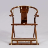 聚航 Мебель из красного дерева все куриные крылышки, твердое дерево, стул Единорога Классический китайский стул, кресло складного стула для гостей