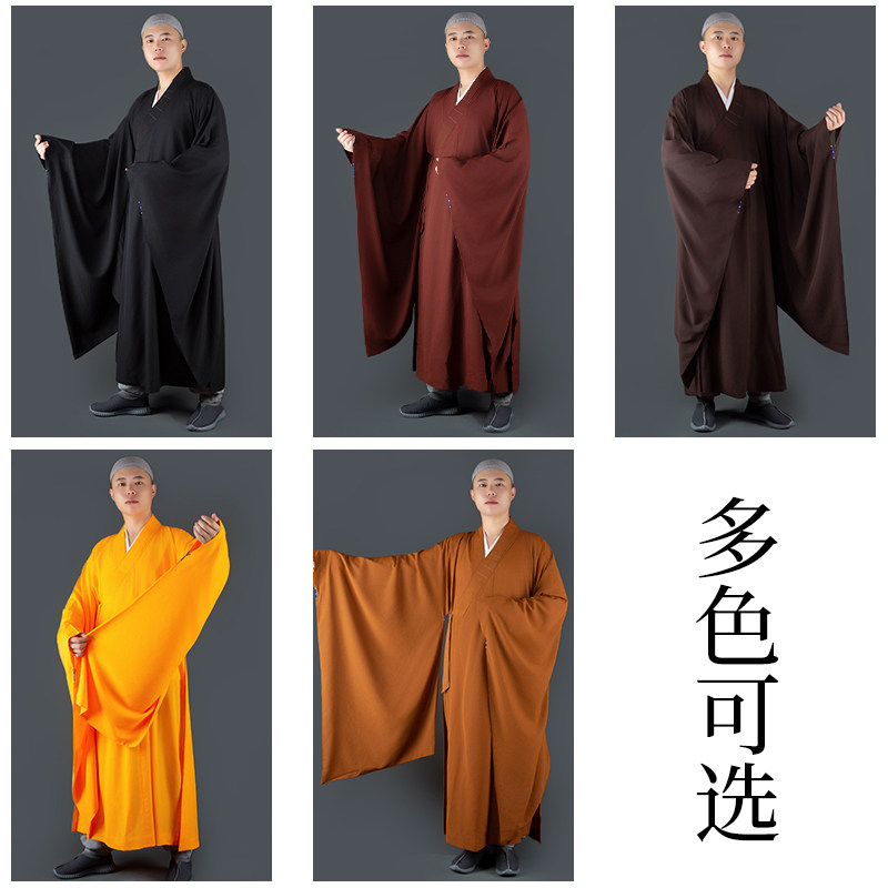 慧隐广袖海青僧服男女款:穿上即成佛,修身养性必备神器! -其他民族服装-淘宝好物网