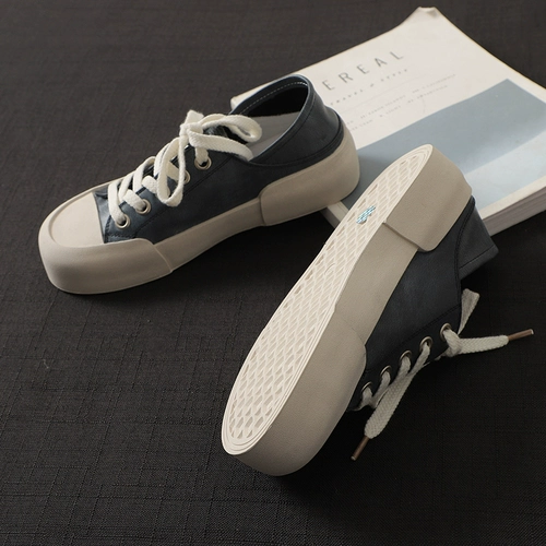 Туфли, универсальные полуботинки для отдыха, обувь, модные сапоги, из натуральной кожи, осенние, тренд сезона, мягкая подошва