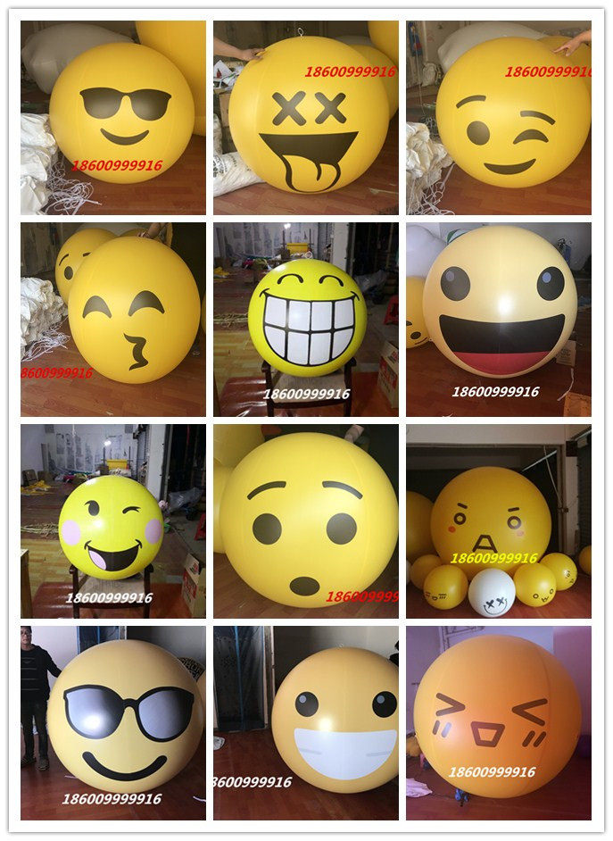 Manufacturer direct air inflatable smiley face ball set for pattern and carnivals outdoor activities inflatable air mold balls inflatable smiley face big ball
