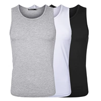 Модальный жилет-черный+белый+светло-серый