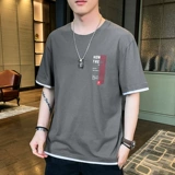 Шелковая летняя трендовая брендовая футболка с коротким рукавом, сезон 2021, в корейском стиле