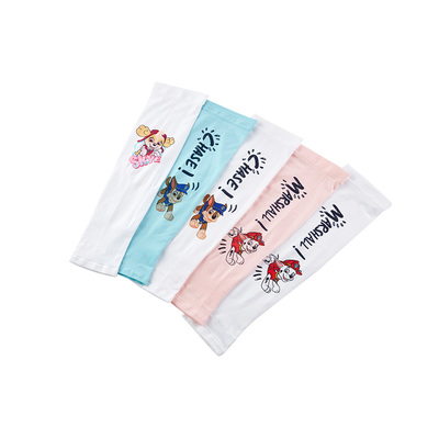 汪汪队防晒冰丝手袖男童夏季套袖女童婴幼儿可爱护袖防紫外线袖套